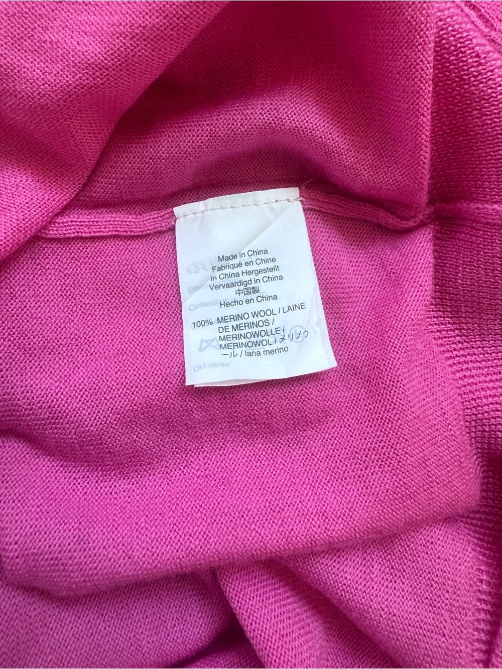 NEW-J. Crew Crewneck Sweater in Vibrant Fuchsia - Picture 7 of 8